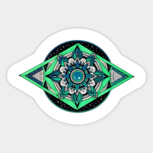 Teal Portal Sticker